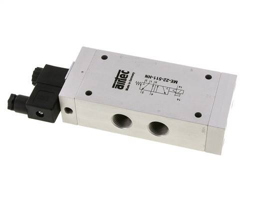 5/2 G1/2'' (G1/8'') Solenoid Valve External Pilot 230V AC 0-10bar/0-140psi Airtec
