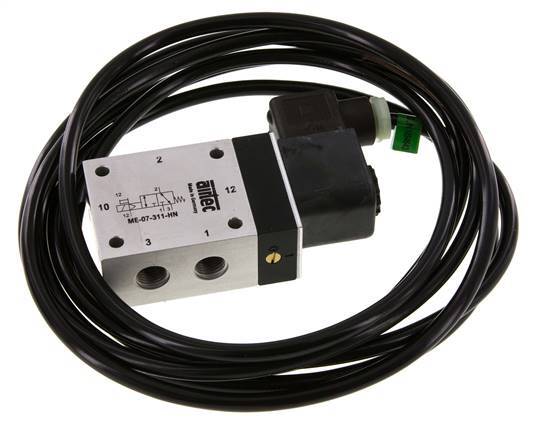 3/2 G1/4'' (G1/8'') Solenoid Valve External Pilot 24V DC ATEX 0-10bar/0-140psi Airtec