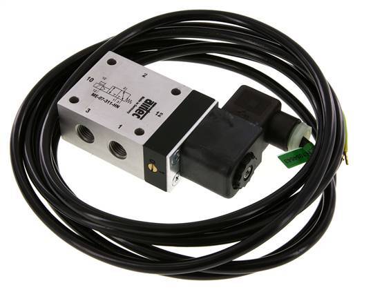 3/2 G1/4'' (G1/8'') Solenoid Valve External Pilot 24V DC ATEX 0-10bar/0-140psi Airtec