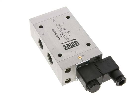 3/2 G1/2'' NO Solenoid Valve 230V AC 1-10bar/14-140psi Airtec