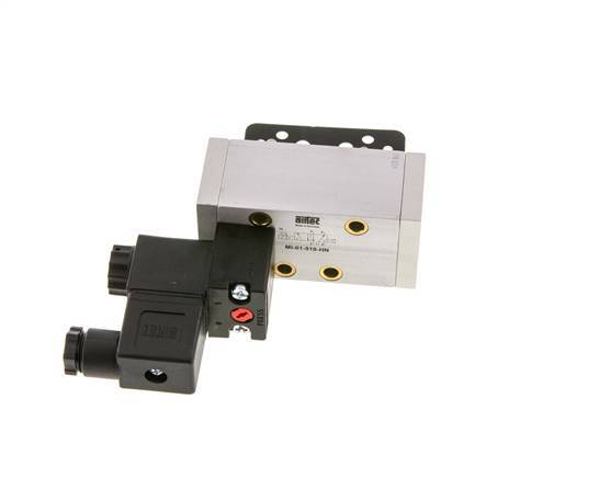5/2 ISO 5599-1 Solenoid Valve 12V DC 2-10bar/28-140psi Airtec