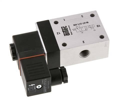 3/2 G1/4'' NC Solenoid Valve 24V DC ATEX 2.5-10bar/35.0-140psi Airtec