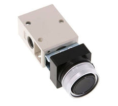 3/2 G1/4'' Push Button Valve Black 0-8bar/0-112psi YPC
