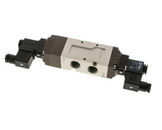 5/3 G1/2'' Center Closed Solenoid Valve 115V AC 2-10bar/28-140psi YPC