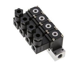 4x3/2 M5 NC Solenoid Valve 12V DC -0.95-8bar/-13.2-112psi Airtec
