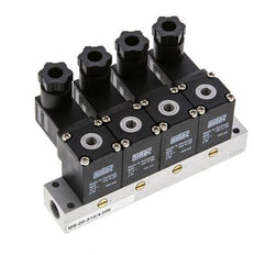 4x3/2 M5 NC Solenoid Valve 12V DC -0.95-8bar/-13.2-112psi Airtec