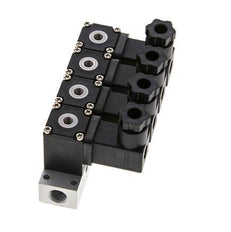 4x3/2 M5 NC Solenoid Valve 12V DC -0.95-8bar/-13.2-112psi Airtec