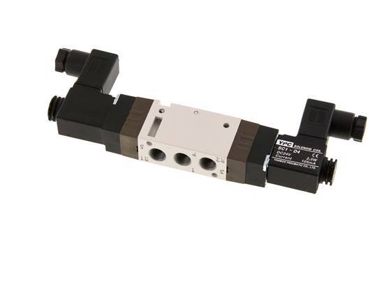5/2 G1/8'' Bistable Solenoid Valve 24V DC 1.5-10bar/21.0-140psi YPC