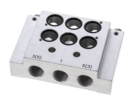 End Plate with Two Valve Seats for Airtec KM09