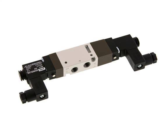 5/3 G1/8'' Center Closed Solenoid Valve 24V DC 2-10bar/28-140psi YPC
