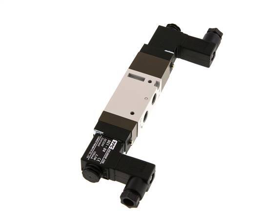5/3 G1/8'' Center Closed Solenoid Valve 24V DC 2-10bar/28-140psi YPC