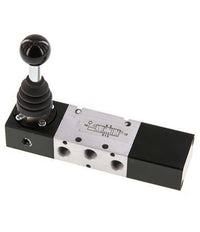 5/3 G1/8'' Center Closed Hand Lever Valve -0.95-10bar/-13.2-140psi