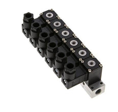 6x3/2 M5 NC Solenoid Valve 12V DC -0.95-8bar/-13.2-112psi Airtec