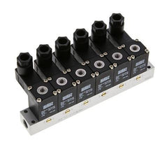 6x3/2 M5 NC Solenoid Valve 12V DC -0.95-8bar/-13.2-112psi Airtec