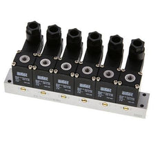 6x3/2 M5 NC Solenoid Valve 12V DC -0.95-8bar/-13.2-112psi Airtec