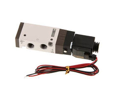 5/2 G1/8'' Solenoid Valve 24V DC 1.5-10bar/21.0-140psi 2-pin Plug YPC