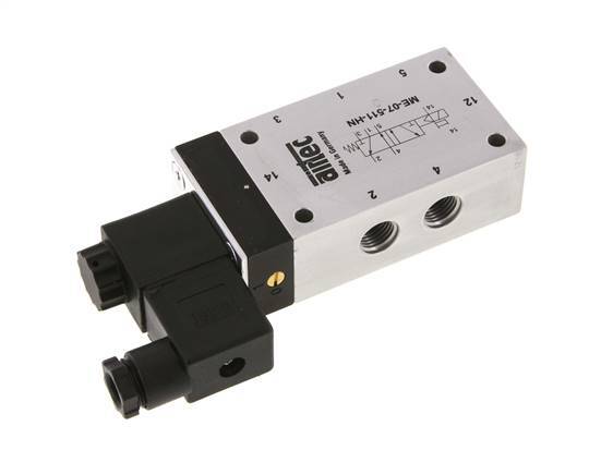 5/2 G1/4'' (G1/8'') Solenoid Valve External Pilot 115V AC -0.95-10bar/-13.2-140psi Airtec
