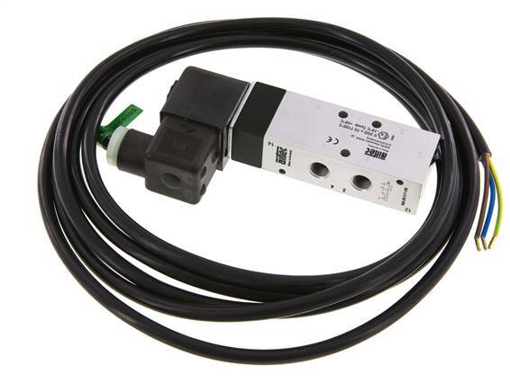 5/2 G1/8'' Solenoid Valve 24V DC ATEX 3-10bar/42-140psi Airtec