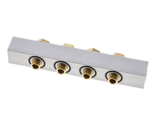 Manifold 4-Station 3/2 5/2 5/3way Airtec M05/P05