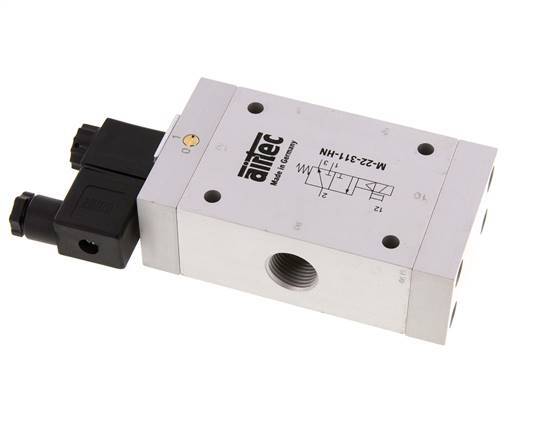 3/2 G1/2'' NC Solenoid Valve 230V AC 2-10bar/28-140psi Airtec