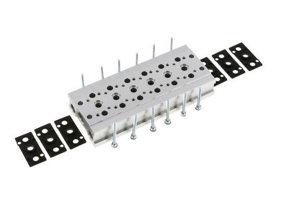 Manifold 6-Station YPC SF1000 5/2 5/3-way