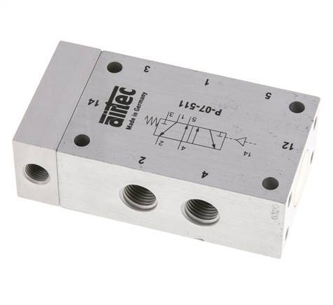 5/2 G1/4'' Air Pilot Valve 0-10bar/0-140psi Airtec