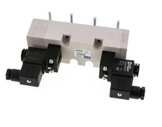 5/3 ISO 5599-2 Exhaust Center Solenoid Valve 24V DC 2-10bar/28-140psi YPC