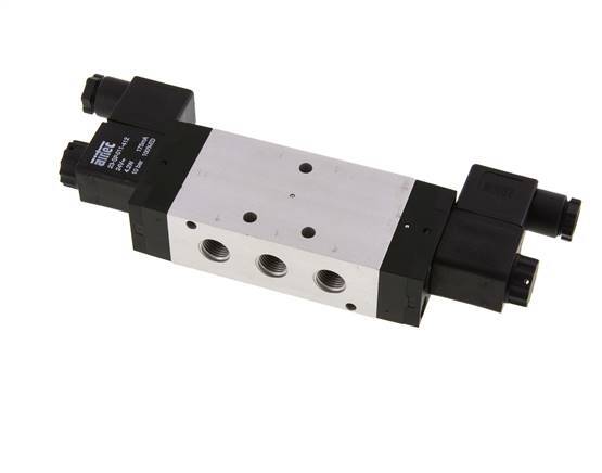5/3 G1/4'' Exhaust Center Solenoid Valve 230V AC 3-10bar/42-140psi Airtec