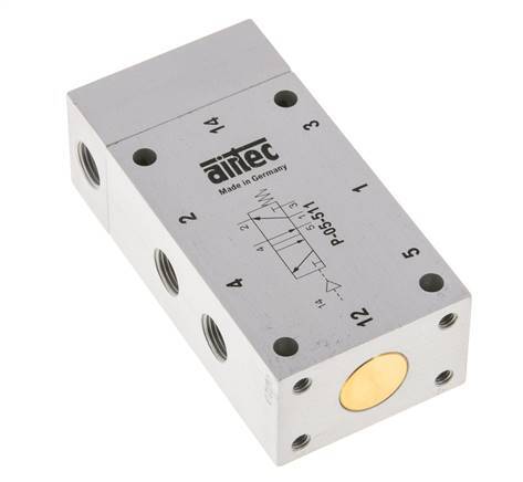 5/2 G1/8'' Air Pilot Valve ATEX 0-10bar/0-140psi Airtec