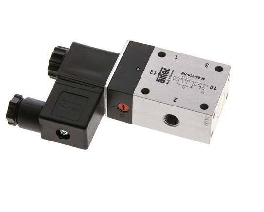 3/2 G1/8'' NO Solenoid Valve 12V DC 2-10bar/28-140psi Airtec
