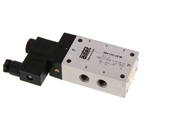 5/2 G1/4'' Solenoid Valve 230V AC 2.5-10bar/35.0-140psi Airtec
