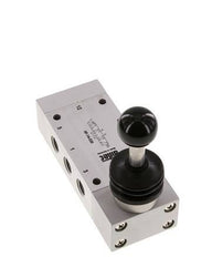 5/3 G1/4'' Center Closed Hand Lever Valve 0-12bar/0-168psi Airtec