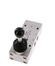 5/3 G1/4'' Center Closed Hand Lever Valve 0-12bar/0-168psi Airtec