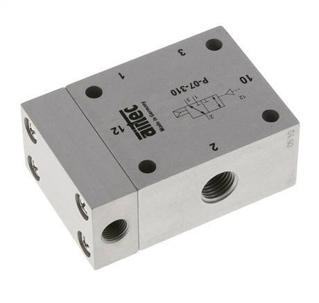 3/2 G1/4'' (G1/8'') Air Pilot Valve 1.5-10bar/21.0-140psi Airtec