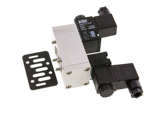 5/2 ISO 5599-1 Bistable Solenoid Valve 24V AC 2-10bar/28-140psi Airtec