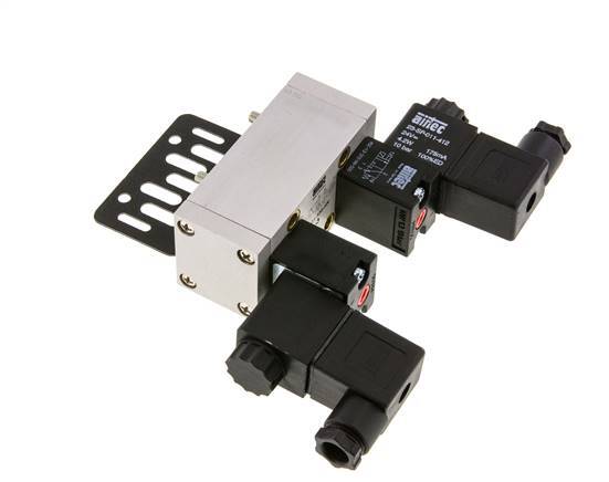 5/2 ISO 5599-1 Bistable Solenoid Valve 24V AC 2-10bar/28-140psi Airtec