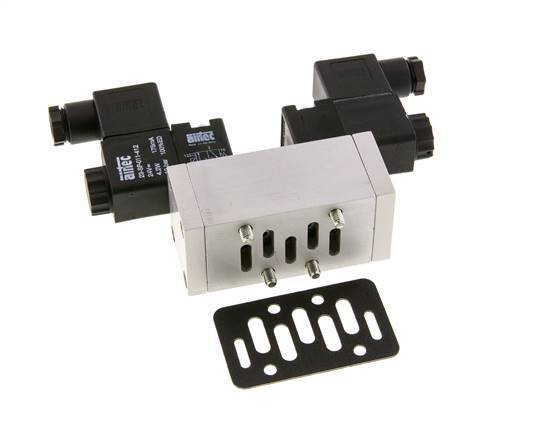 5/2 ISO 5599-1 Bistable Solenoid Valve 24V AC 2-10bar/28-140psi Airtec