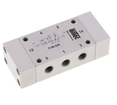 5/2 G1/8'' Bistable Air Pilot Valve 0-10bar/0-140psi Airtec