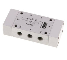 5/2 G1/8'' Bistable Air Pilot Valve 0-10bar/0-140psi Airtec