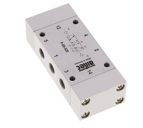 5/2 G1/8'' Bistable Air Pilot Valve 0-10bar/0-140psi Airtec