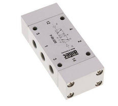 5/2 G1/8'' Bistable Air Pilot Valve 0-10bar/0-140psi Airtec