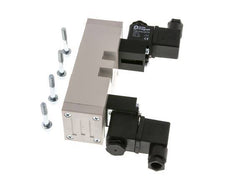 5/2 ISO 5599-2 Bistable Solenoid Valve 12V DC 1.5-10bar/21.0-140psi YPC
