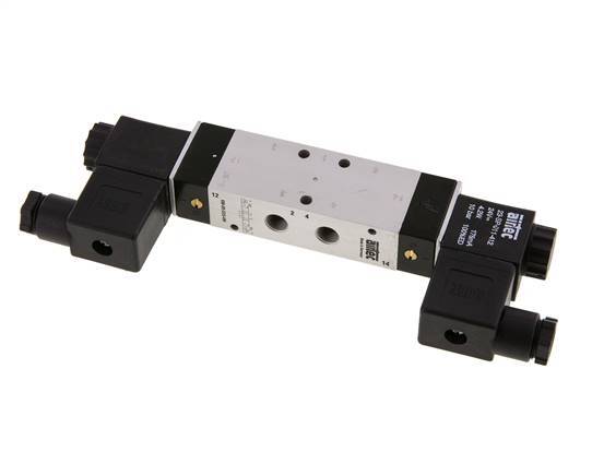 5/3 G1/8'' Exhaust Center Solenoid Valve 230V AC 3-10bar/42-140psi Airtec