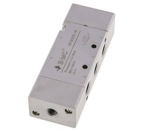 5/2 G1/4'' (G1/8'') Bistable Air Pilot Valve 1.5-8bar/21.0-112psi E.MC