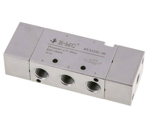 5/2 G1/4'' (G1/8'') Bistable Air Pilot Valve 1.5-8bar/21.0-112psi E.MC