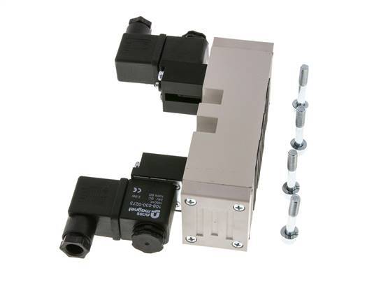 5/2 ISO 5599-2 Bistable Solenoid Valve 24V DC 1.5-10bar/21.0-140psi YPC