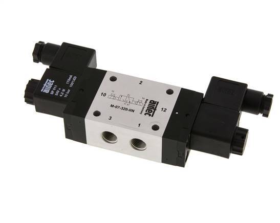 3/2 G1/4'' Bistable Solenoid Valve 24V DC 1.5-10bar/21.0-140psi Airtec