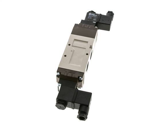 5/3 G1/2'' Exhaust Center Solenoid Valve 24V DC 2-10bar/28-140psi YPC