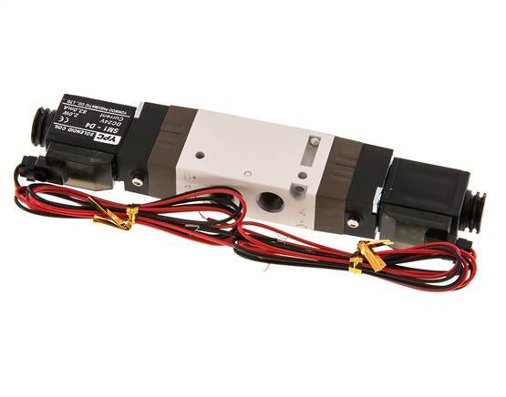 5/2 G1/8'' Bistable Solenoid Valve 24V DC 1.5-10bar/21.0-140psi 2-pin Plug YPC