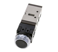 5/2 G1/4'' (G1/8'') Push Button Valve Black 0-8bar/0-112psi YPC